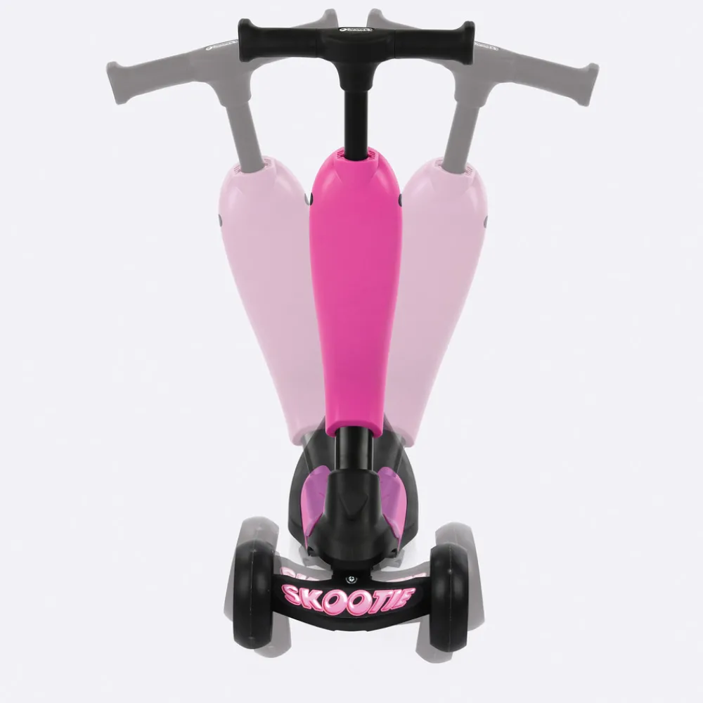 Hauck Skootie 2i1 løbehjul - neon pink- Løbehjul & Rulleskøjter