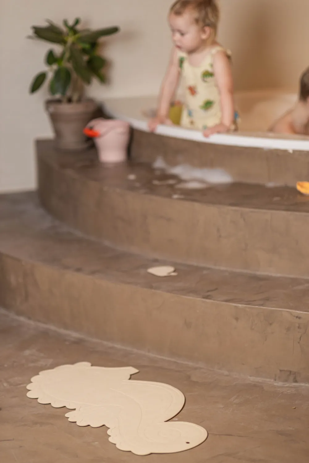 Filibabba Skridsikker bademåtte - Søhest- Tilbehør Til Bad & Pleje