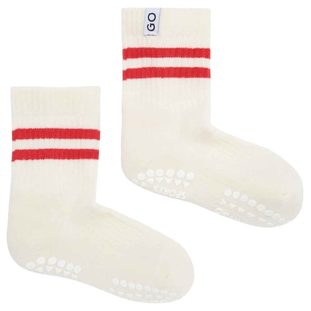GOBABYGO Skridsikre Sport Strømper - Red- Skridsikre Strømper