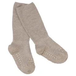 GOBABYGO Skridsikre Strømper - Bamboo - Sand- Skridsikre Strømper|Strømper