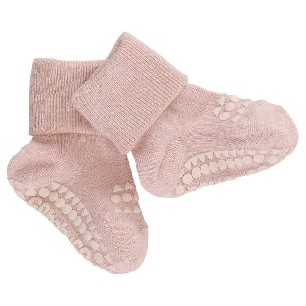 GOBABYGO Skridsikre Strømper - Bamboo - Soft pink- Skridsikre Strømper|Strømper