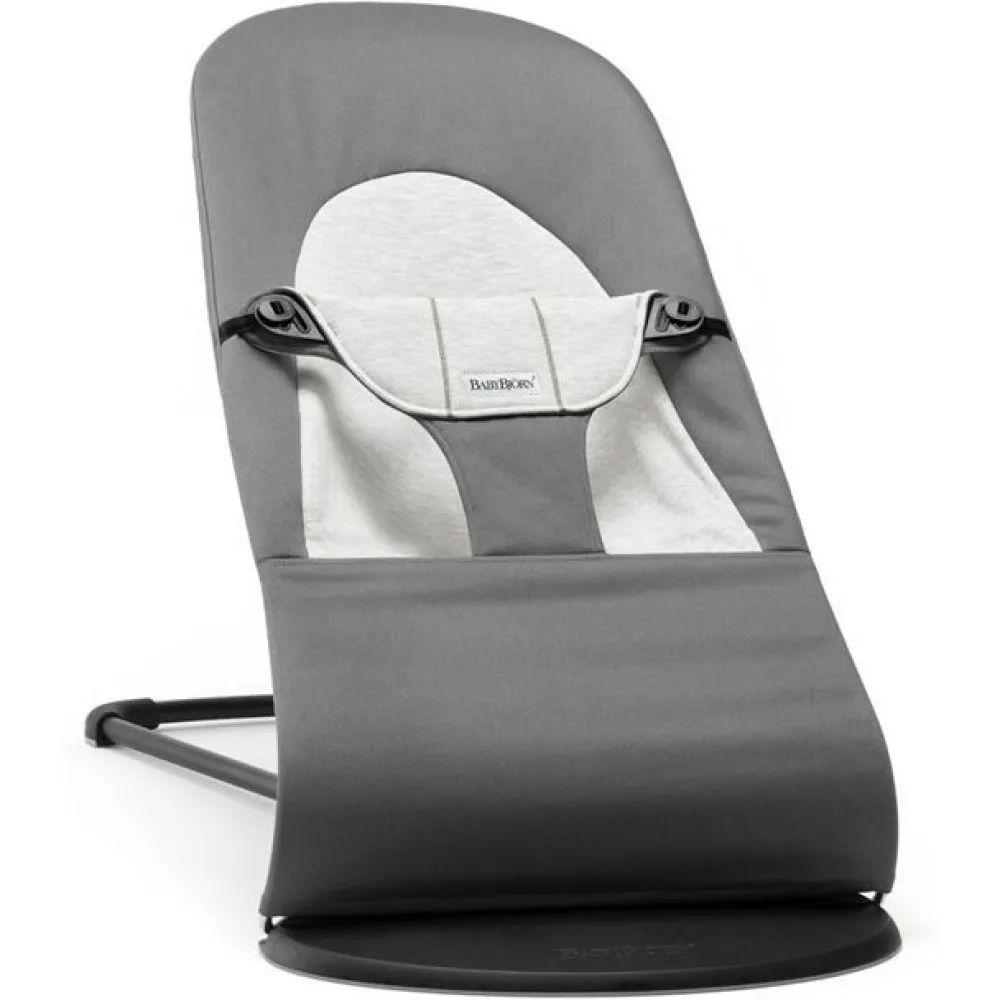 BabyBjörn Skråstol Balance Soft Vævet/Jersey - Grå-Børn Skråstole