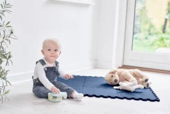 BeKids Skumlegegulv , Støvet Blå 9 stk- Legegulve & -Tæpper