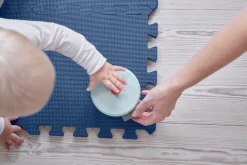 BeKids Skumlegegulv , Støvet Blå 9 stk- Legegulve & -Tæpper