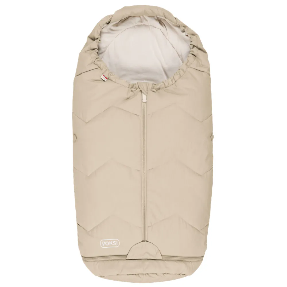 Voksi Sky Light -Seashell Sand Solid- Køreposer Til Autostol|Køreposer