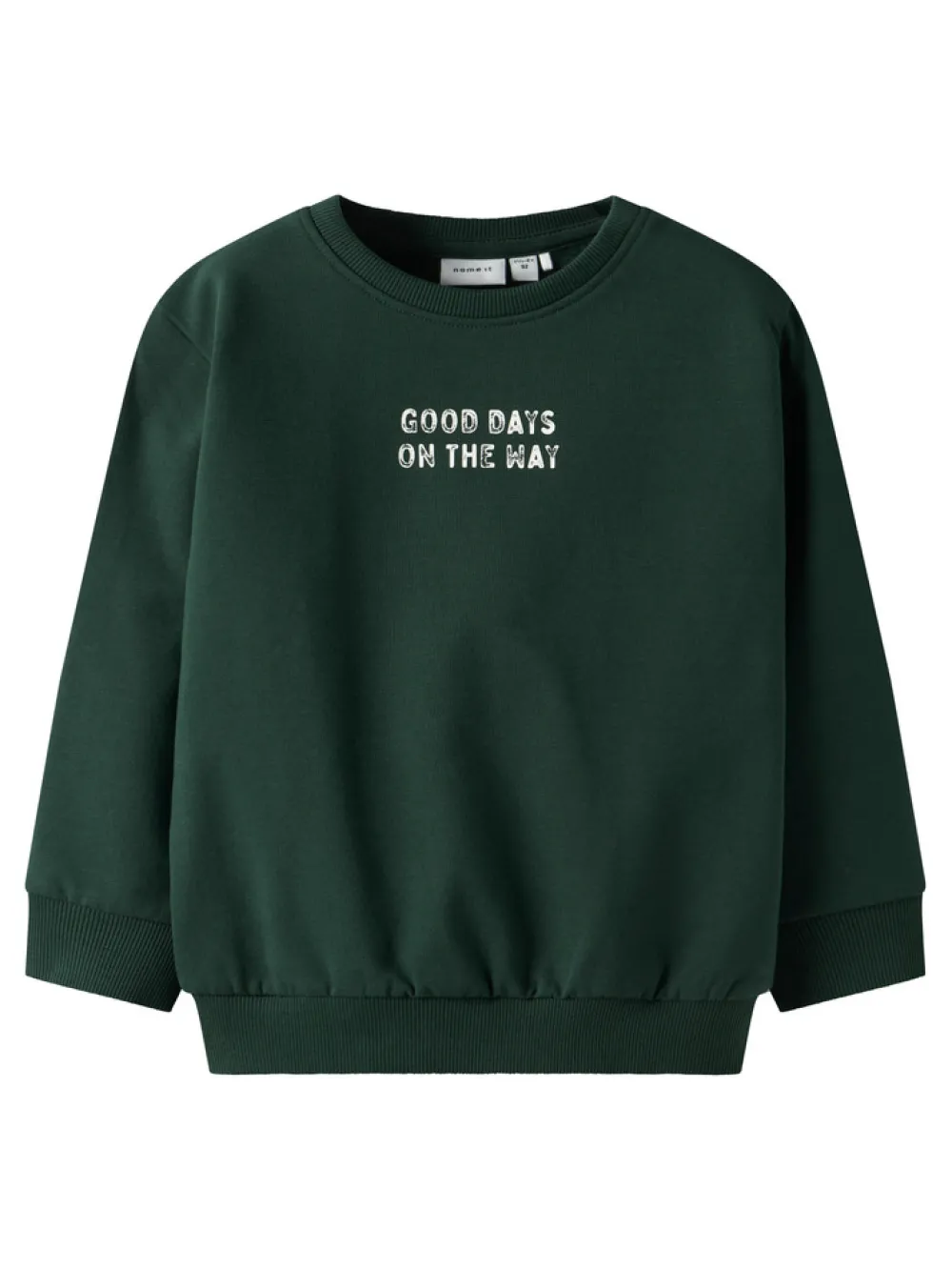 NAME IT Slade Sweatshirt - Pine Grove- Cardigans, Veste & Trøjer