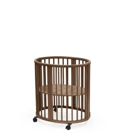 Stokke® Sleepi Mini V3 - warm brown-Børn Tremmesenge|Vugger