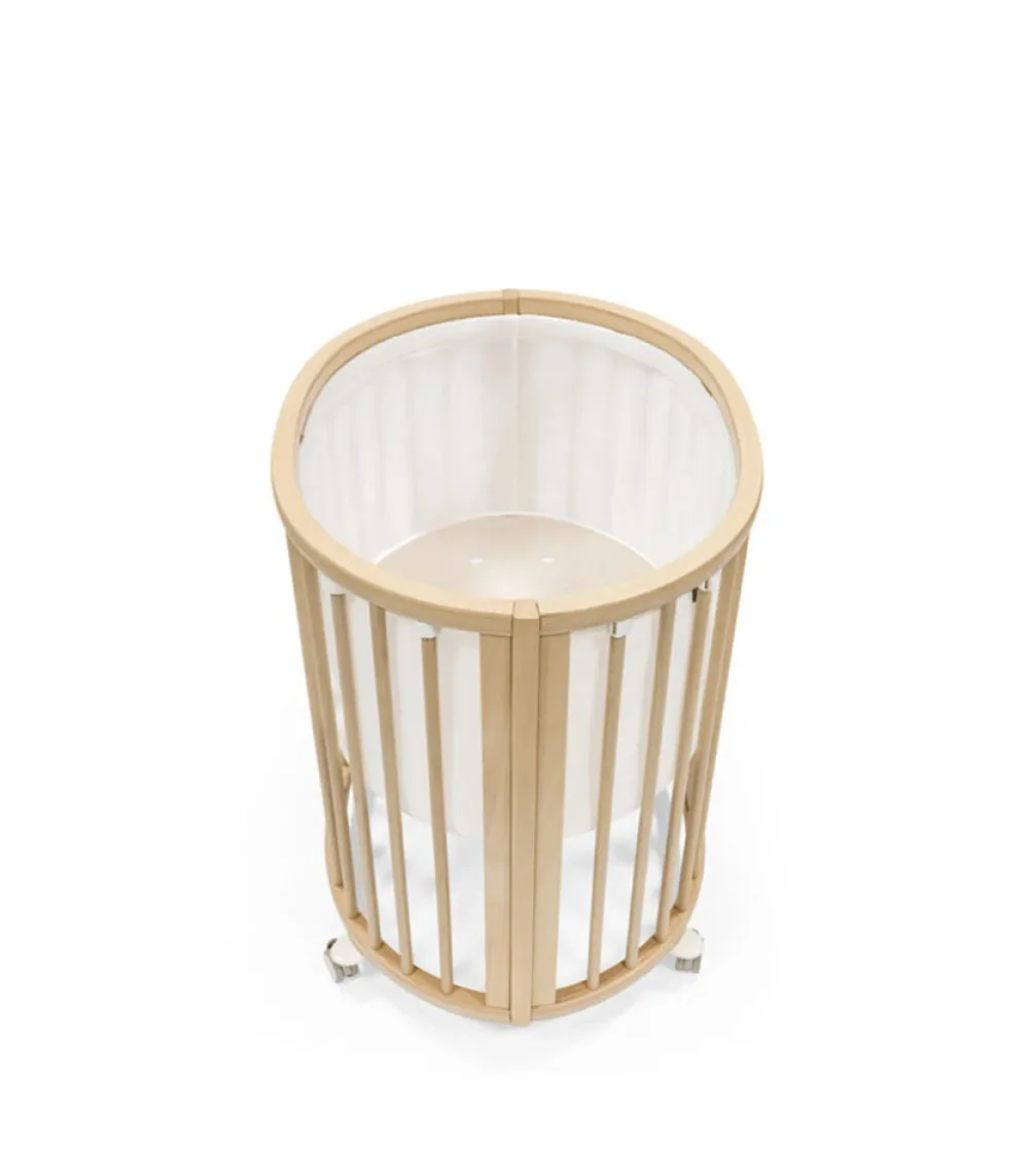 Stokke® Sleepi V3 Mesh Sengerand til Mini - hvid-Børn Sengerande