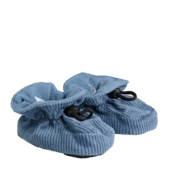 BeKids Slippers corduroy - China Blue- Futter