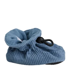 BeKids Slippers corduroy - China Blue- Futter