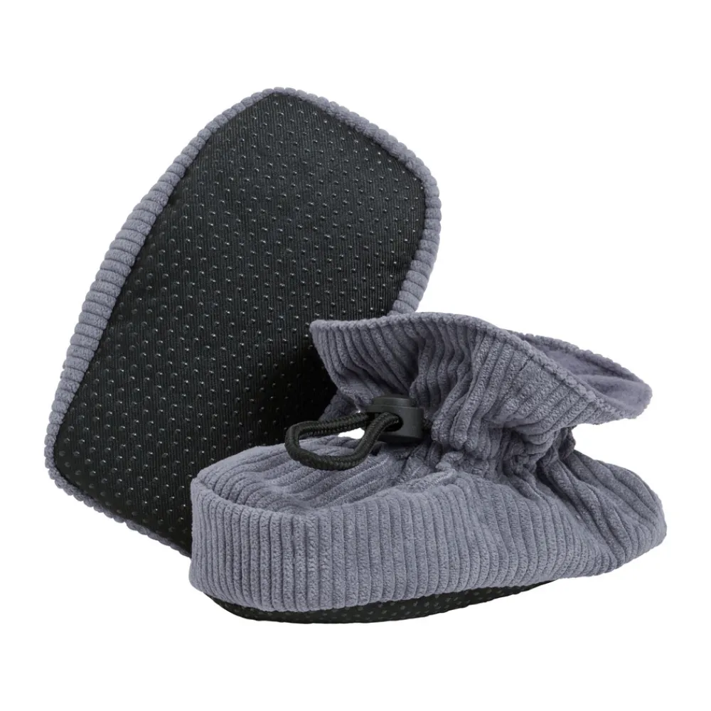 BeKids Slippers corduroy - December Sky- Futter