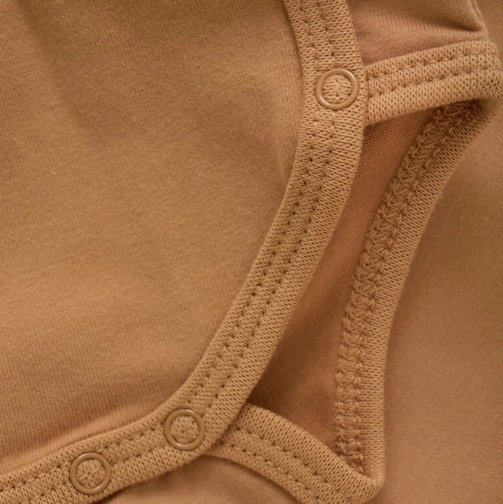 Fixoni Slå-om Body Langærmet - Doe- Bodystocking M. Skrålukning|Præmatur Tøj