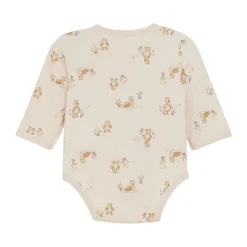 Fixoni Slå-om Body Langærmet AOP - Doe- Bodystocking M. Skrålukning|Præmatur Tøj