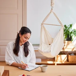 MEMBANTU Slyngevugge - Basic, Natur-Børn Slyngevugger