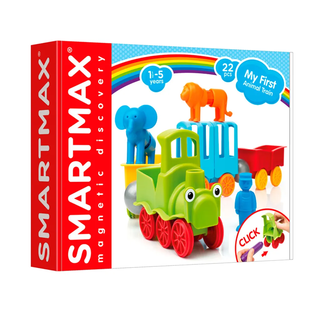 Smart Games SmartMax: My First Animal Train (Nordic)- Magnetlegesæt