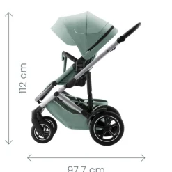 Britax Römer SMILE 5Z - space black- Klapvogne Med Flade Sæder