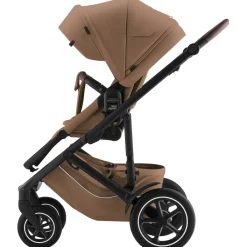 Britax Römer SMILE 5Z inkl. liggedel - Warm caramel- Kombivogne Med Flade Sæder