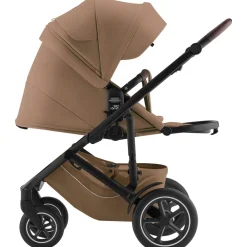 Britax Römer SMILE 5Z inkl. liggedel - Warm caramel- Kombivogne Med Flade Sæder