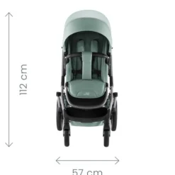 Britax Römer Smile 5Z lux inkl. liggedel og Baby-Safe Core autostol - soft taupe/space black- Kombivognspakker|Vognpakker