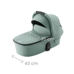Britax Römer Smile 5Z lux inkl. liggedel og Baby-Safe Core autostol - soft taupe/space black- Kombivognspakker|Vognpakker