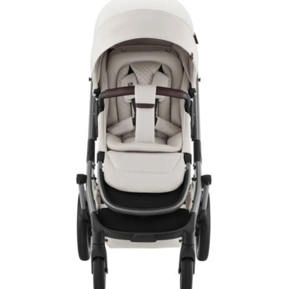 Britax Römer Smile 5Z lux inkl. liggedel og Baby-Safe Core autostol - soft taupe/space black- Kombivognspakker|Vognpakker