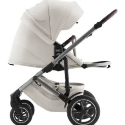 Britax Römer Smile 5Z lux inkl. liggedel og Baby-Safe Core autostol - soft taupe/space black- Kombivognspakker|Vognpakker