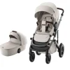 Britax Römer Smile 5Z lux inkl. liggedel - soft taupe- Kombivogne Med Ergonomiske Sæder