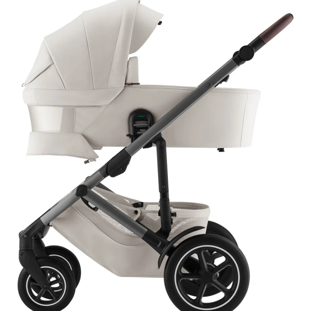 Britax Römer Smile 5Z lux inkl. liggedel - soft taupe- Kombivogne Med Ergonomiske Sæder