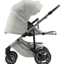 Britax Römer Smile 5Z lux inkl. liggedel og Baby-Safe Core autostol - linen grey/space black- Kombivognspakker|Vognpakker
