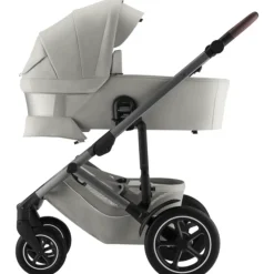 Britax Römer Smile 5Z lux inkl. liggedel og Baby-Safe Core autostol - linen grey/space black- Kombivognspakker|Vognpakker