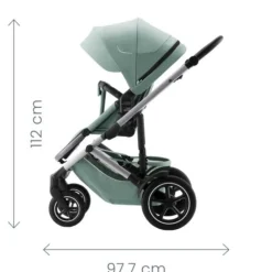 Britax Römer Smile 5Z lux inkl. liggedel og Baby-Safe Core autostol - warm caramel/space black- Kombivognspakker