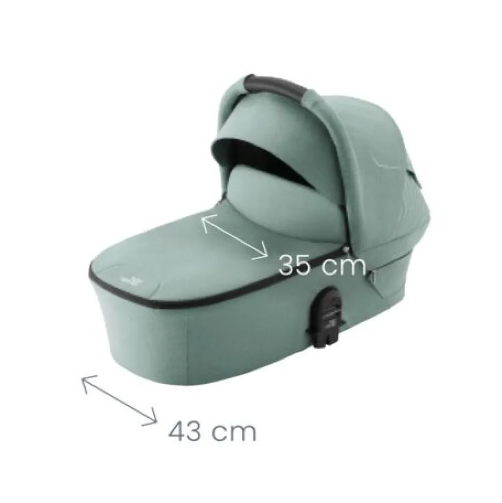 Britax Römer Smile 5Z lux inkl. liggedel og Baby-Safe Core autostol - warm caramel/space black- Kombivognspakker