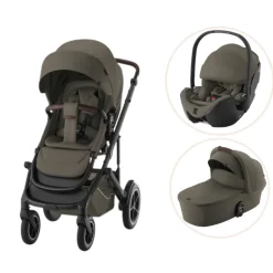 Britax Römer Smile 5Z lux kombivogn inkl. autostol - urban olive- Kombivogne Med Ergonomiske Sæder