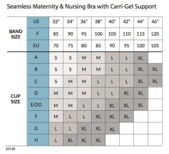 Carriwell Sømløs Amme BH Med Gelé Bøjle - Sort- Amme Bh'Er