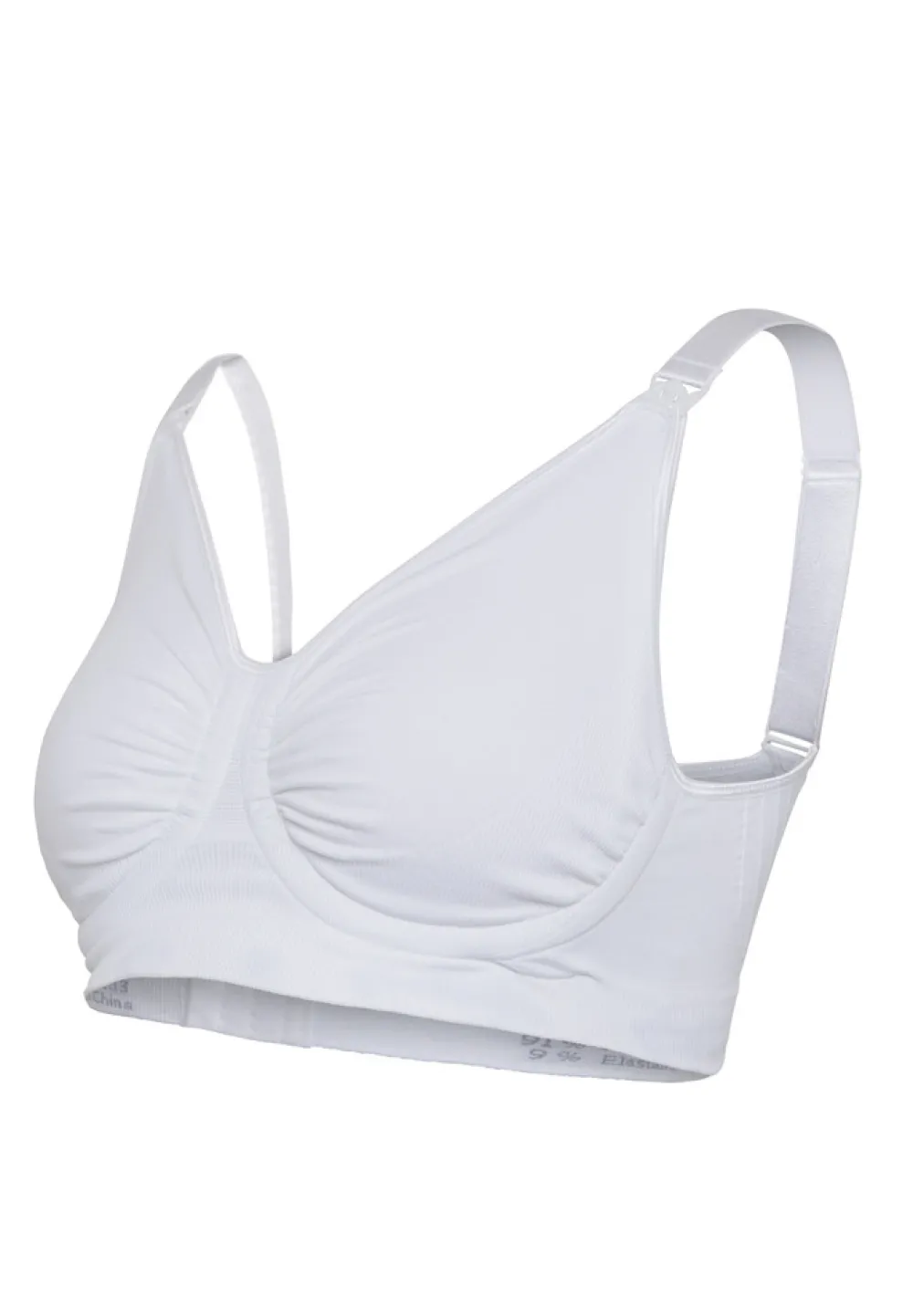 Carriwell Sømløs Amme BH Med Gelé Bøjle - Hvid- Amme Bh'Er