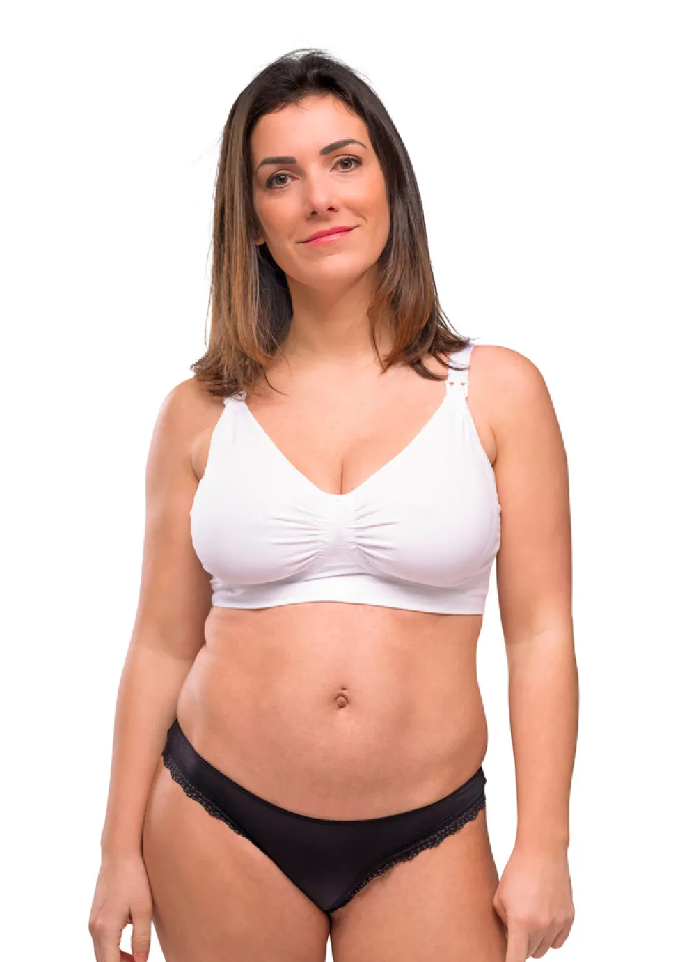 Carriwell Sømløs Amme BH Med Gelé Bøjle - Hvid- Amme Bh'Er