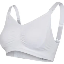 Carriwell Sømløs Amme BH Med Indlæg - White- Amme Bh'Er