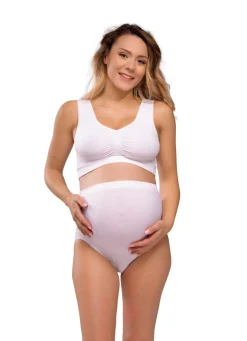 Carriwell Sømløs Graviditets BH - Hvid- Amme Bh'Er