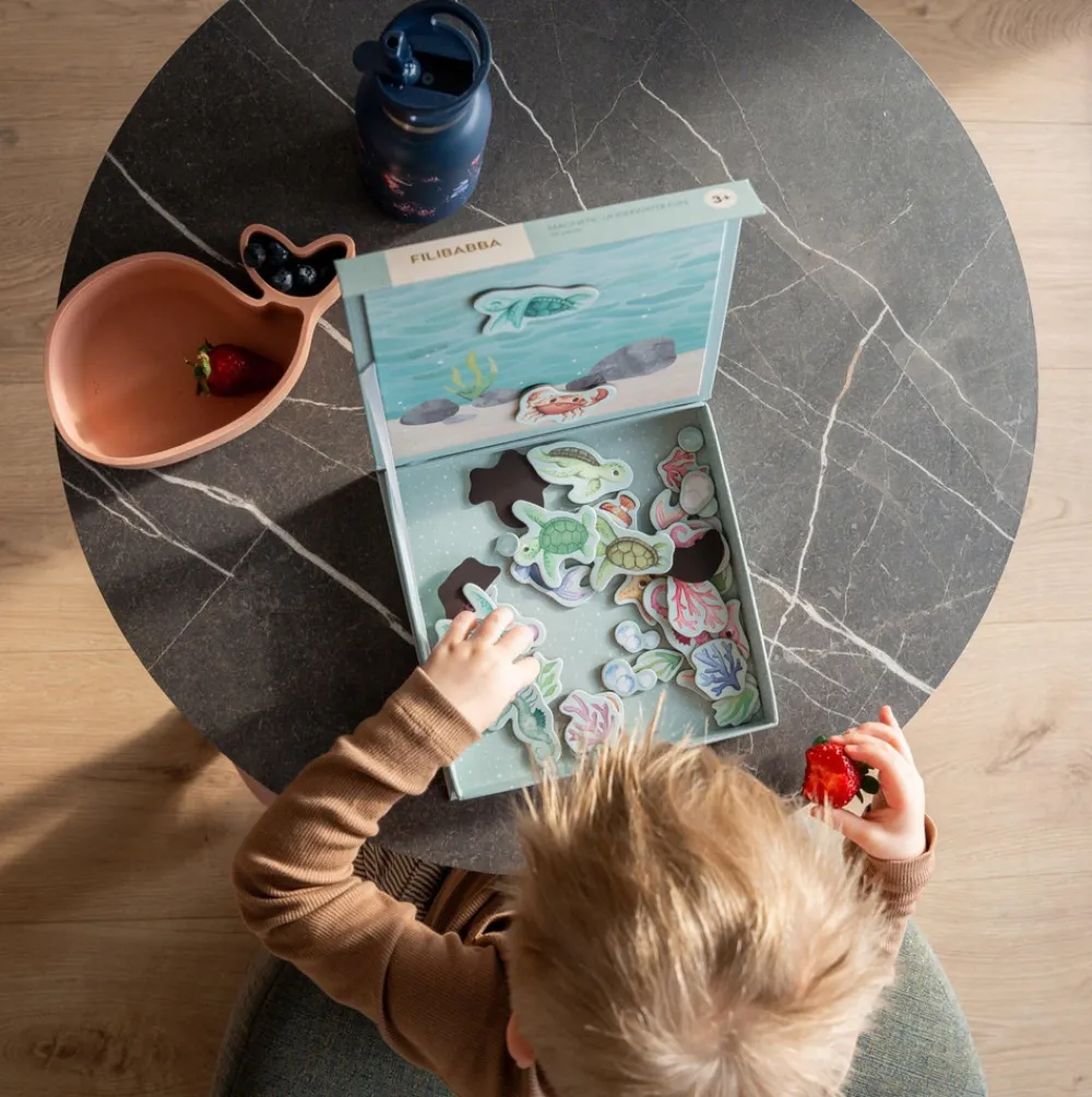 Filibabba Snackbox - Hvalen Christian - Misty Rose- Service