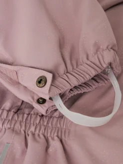 NAME IT Snow 10 Glitter Flyverdragt - WOODROSE- Flyverdragter