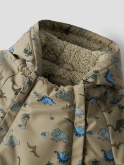 NAME IT Snow05 Flyverdragt - Silver Mink- Køredragter|Flyverdragter