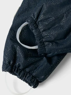 NAME IT Snow10 Glitter Flyverdragt - Dark Sapphire- Flyverdragter