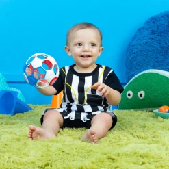 Oball Soccer - fodbold (rød/hvid/blå)- Sansebolde