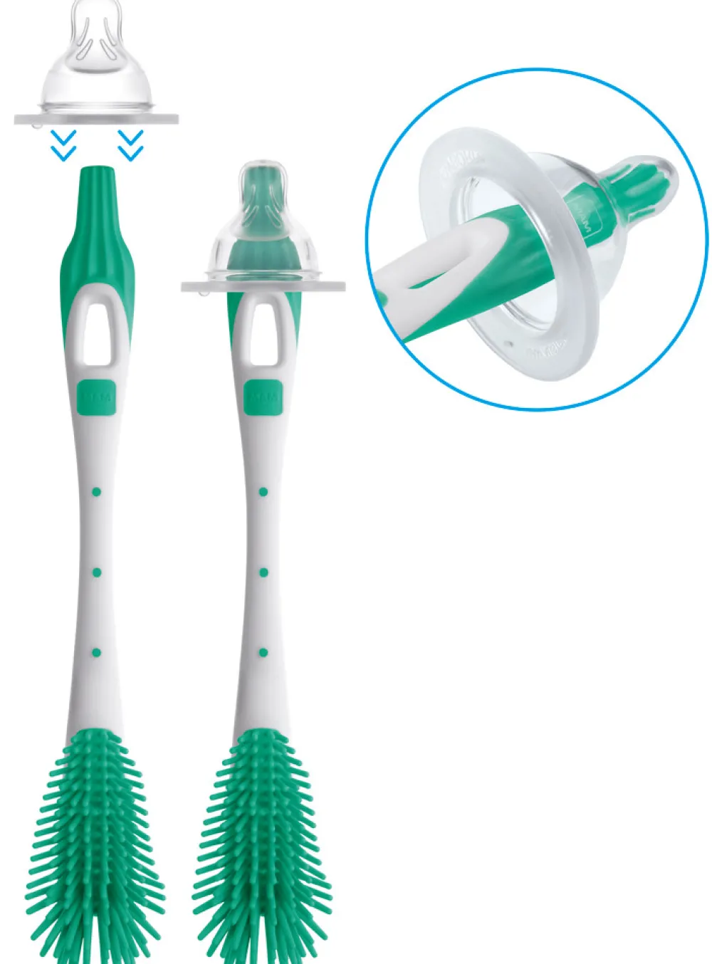 MAM Soft Brush 1 stk.- Plejeartikler Til Baby|Tilberedning & Rengøring