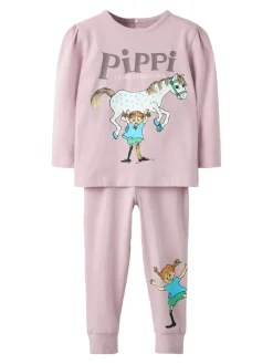 NAME IT Soleim Pippi Nattøj Sæt - Keepsake Lilac- Nattøj & Natkjoler