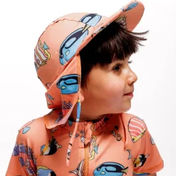 Småfolk Solhat UV50 - L - Papaya- Badetilbehør