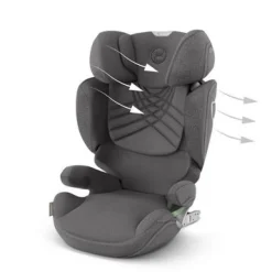 Cybex Solution T i-fix - plus sepia black- Autostole 100-150 Cm (4-12 År)