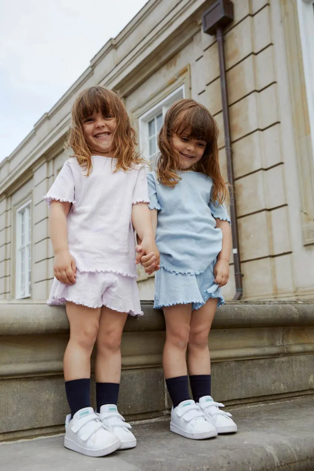 Copenhagen Colors Sommer pointelle t-shirt - LAVENDER- T-Shirts & Toppe