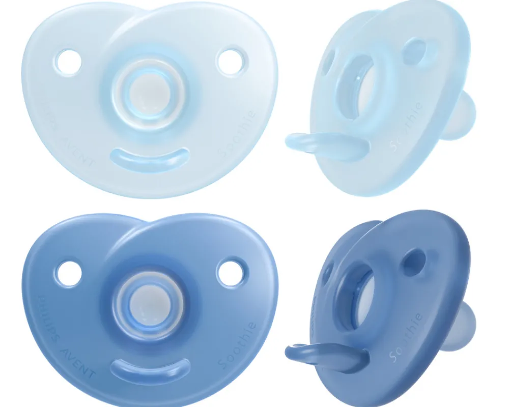Philips Avent Soothie, 0-6 m, lyseblå/blå- Sutter