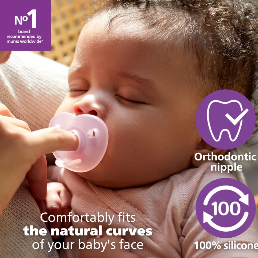 Philips Avent Soothie, 0-6 m, lyseblå/blå- Sutter